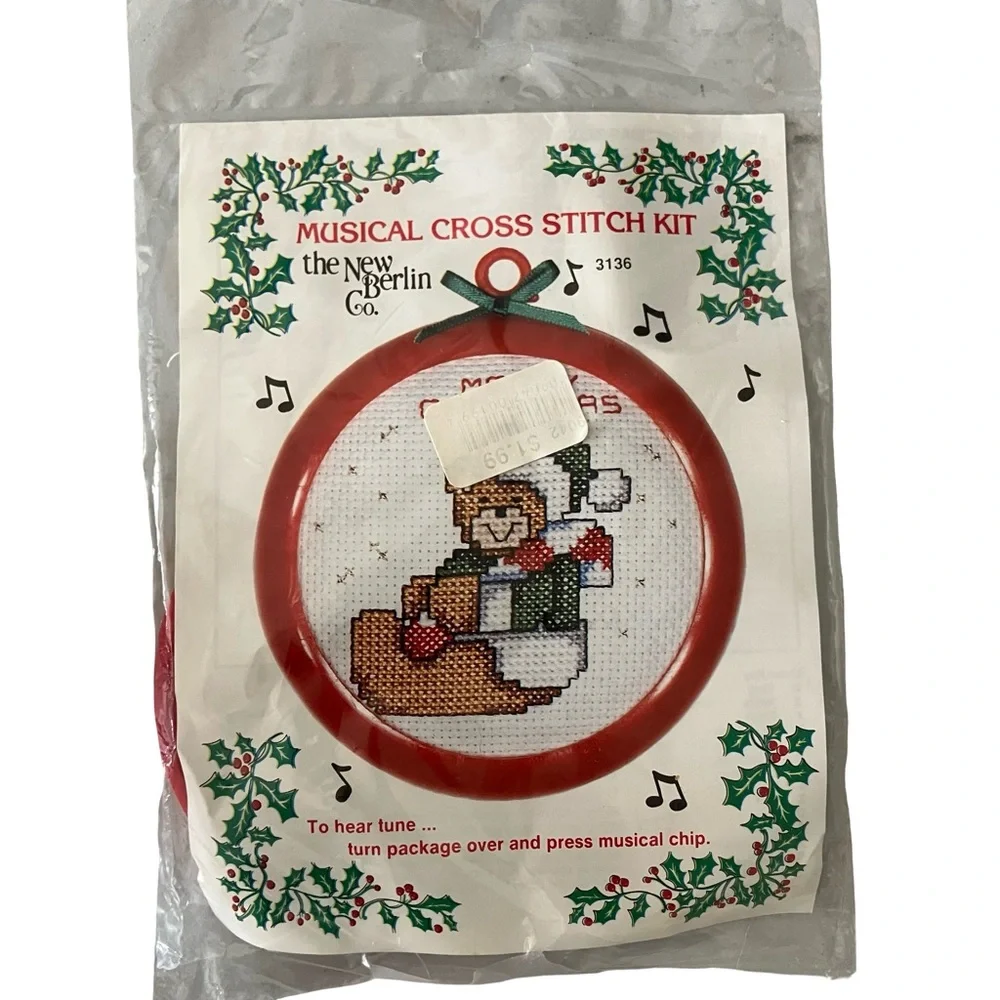 Alma Lynne Holiday Felt Ornaments & New Berlin Co Musical Cross Stitch Kits